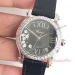 Chopard Happy Diamonds Replica Watch - Black Dial 36mm Automatic Watch